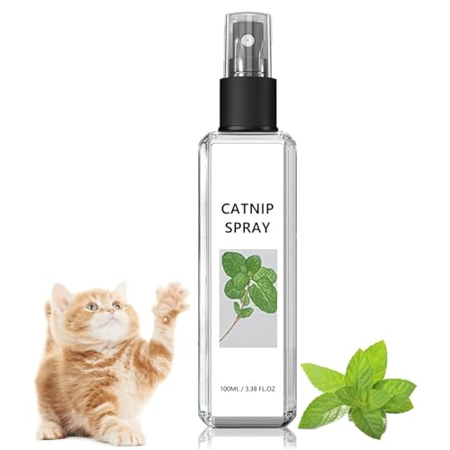 Badimoo Herbal Cat Joy, Katzenminze-Spray für Katzen, Kräuter-Katzenfreude-Spray, Katzenminze für Indoor-Katzen, kratzfestes Katzenspray, Katzentrainingsspray mit Katzenminze, Katzenminze-Spray (1 von Badimoo