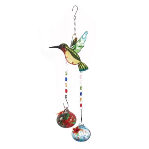 Baeroprki Buntglas-Futterspender, Wasserspender zum Füttern Von Vögeln C Baeroprki Buntglas-Futterspender, Wasserspender zum Füttern Von Vögeln C von Baeroprki