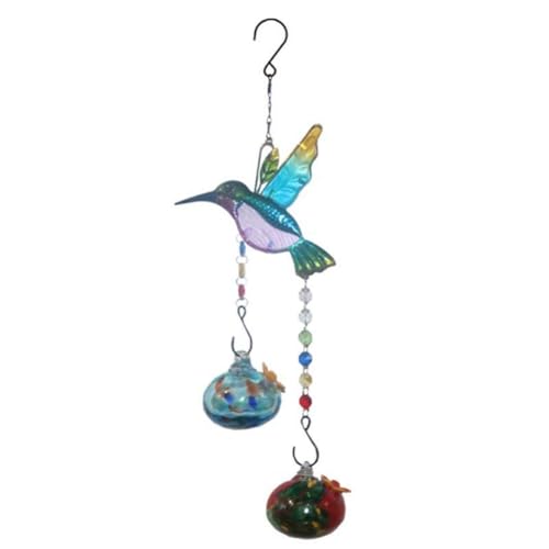 Baeroprki Buntglas-Futterspender -Wasserspender zum Füttern Von Vögeln A Baeroprki Buntglas-Futterspender -Wasserspender zum Füttern Von Vögeln A von Baeroprki