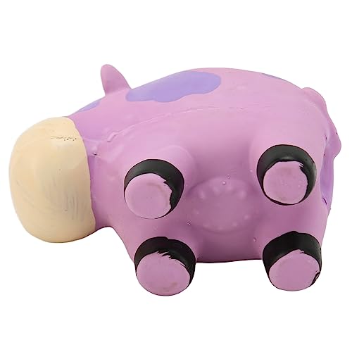Bagima Lex Toys 14 * 13 * 6 Latex-Hundespielzeug Quietschendes, Weiches, Bissfestes, Interaktives, Süßes Hunde-Kauspielzeug für Schweine Im Innenbereich (Kuh) von Bagima