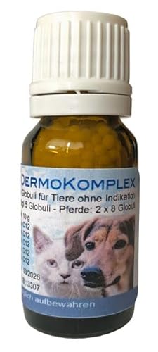 PetGlobuli DermoKomplex - für Pferde - Homöopathie aus Traditionsapotheke von Raucher-Stopp BioEnerg Globuli mit Bachblüten