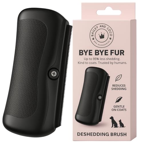 Bailey & Coco Enthaarungsbürste für Hunde, Katzen & Pferde - Sanfte Hundepflege Bürste & Haarentferner Kammwerkzeug - Reduziert Haarausfall & loses Fell - Hautsichere Klinge - Für Kurzes & Langhaar Bailey & Coco Enthaarungsbürste für Hunde, Katzen & Pferde - Sanfte Hundepflege Bürste & Haarentferner Kammwerkzeug - Reduziert Haarausfall & loses Fell - Hautsichere Klinge - Für Kurzes & Langhaar von Bailey & Coco