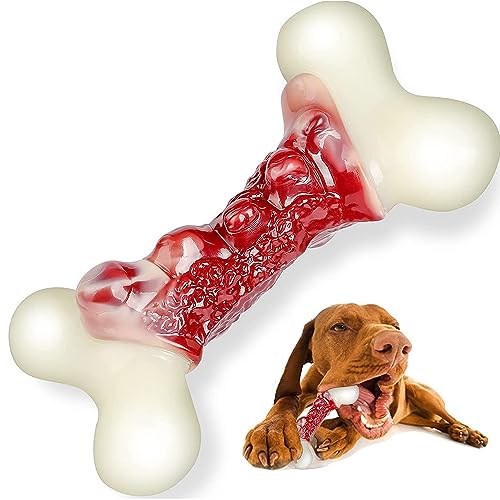 BailingDS Hundespielzeug Realistische Knochen Hundespielzeug Hund Kauspielzeug Haustier Spielzeug Hundespielzeug für Aggressive Kauer Hundespielzeug für Große Hunde von BailingDS