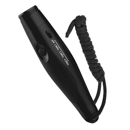 Bajbumgn Elektronische Pfeife,DREI Töne DREI Einstellbare Lautstärken | Tragbare Handgehaltene Schiedsrichter Pfeife Für Outdoor Klassenmanagement Hundetraining Wandern Camping von Bajbumgn