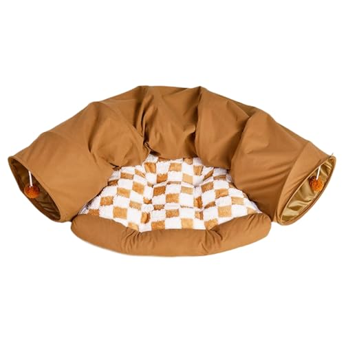 Bajbumgn Katzen Tunnel Spielzeug Abnehmbar,Winter Warm Katzenbett - Waschbare Höhle Gepolstertes Haus Zum Spielen Bewegung Unterhaltung Indoor Kätzchen Erkundung Zuhause Bajbumgn Katzen Tunnel Spielzeug Abnehmbar,Winter Warm Katzenbett - Waschbare Höhle Gepolstertes Haus Zum Spielen Bewegung Unterhaltung Indoor Kätzchen Erkundung Zuhause von Bajbumgn