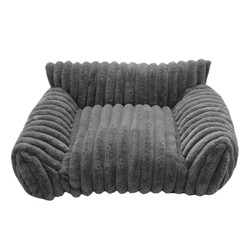 Bajbumgn Katzenbett Sofa, rutschfeste Haustier Couch, Waschbares Katzen Und Hundesofa Für Wohnzimmer Schlafzimmer Zuhause Reise Bequemes Tierbett von Bajbumgn