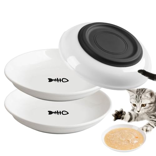 Bajbumgn Katzenfutternapf,3X Keramik-Wassernapf-Set Für Katzen - Mehrzweck-Futterschale Für Welpen Hamster Chinchillas Kätzchen Kaninchen Bajbumgn Katzenfutternapf,3X Keramik-Wassernapf-Set Für Katzen - Mehrzweck-Futterschale Für Welpen Hamster Chinchillas Kätzchen Kaninchen von Bajbumgn