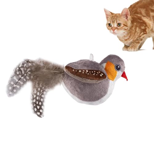 Bajbumgn Katzenspielzeug Vogel, Katzenspielzeug Vogel Spielzeug Katze, Interaktives Katzenspielzeug Flatternder Vogel, Flapping Bird Cat Toy, Katzenspielzeug für Hauskatzen Bajbumgn Katzenspielzeug Vogel, Katzenspielzeug Vogel Spielzeug Katze, Interaktives Katzenspielzeug Flatternder Vogel, Flapping Bird Cat Toy, Katzenspielzeug für Hauskatzen von Bajbumgn