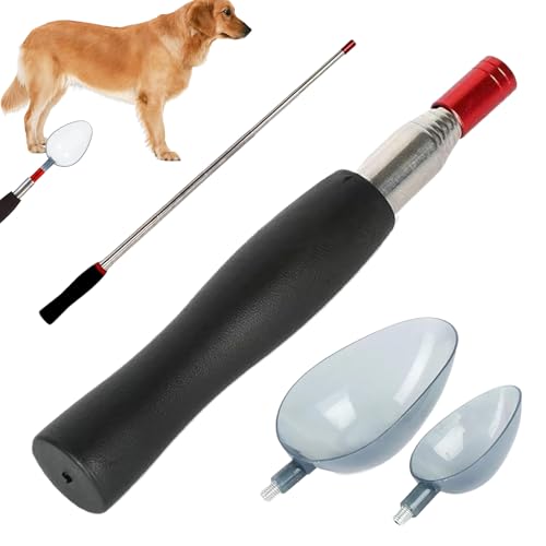 Bajbumgn Urinfänger für Hunde, Hundeurinsammlung Kit | Haustier Pee Pickup Stick | Langlebiger Handel mit teleskopischer Urin- und Pee-Sammler für Schwangerschaftshunde von Bajbumgn