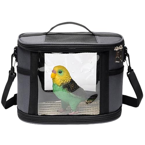 Bajbumgn Vogel Transportbox Für Reisen, Tragekäfig Für Sittiche Und Kleinvögel, Schultertasche Für Großsittiche Nymphensittiche Unzertrennliche Und Nager Unterwegs Bajbumgn Vogel Transportbox Für Reisen, Tragekäfig Für Sittiche Und Kleinvögel, Schultertasche Für Großsittiche Nymphensittiche Unzertrennliche Und Nager Unterwegs von Bajbumgn
