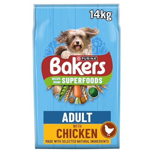 Bakers Whole Dog Food mit Gemüse, Verpackung kann variieren von Bakers