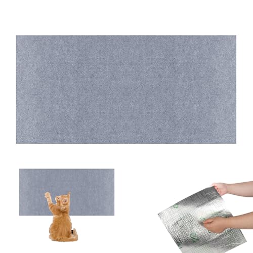 Baketron Selbstklebend Kratzmatte Katze,Katzenteppich für Kratzbaum,Kletter-Katzenkratzer,DIY Trimmbarer Teppich Matte Pad Katzenkratzbretter,Kratzbrett Katzen,Katzen Kratzwand,Möbelschutz(Hellgrau) Baketron Selbstklebend Kratzmatte Katze,Katzenteppich für Kratzbaum,Kletter-Katzenkratzer,DIY Trimmbarer Teppich Matte Pad Katzenkratzbretter,Kratzbrett Katzen,Katzen Kratzwand,Möbelschutz(Hellgrau) von Baketron