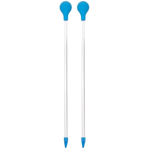 balacoo 2 Stücke Korallen Feeder Tube Futterspender Aquarium Pipette Sauger Aquariumreiniger Wasserreiniger Kiesreiniger Reinigungswerkzeuge für Fisch Tank Zubehör von balacoo