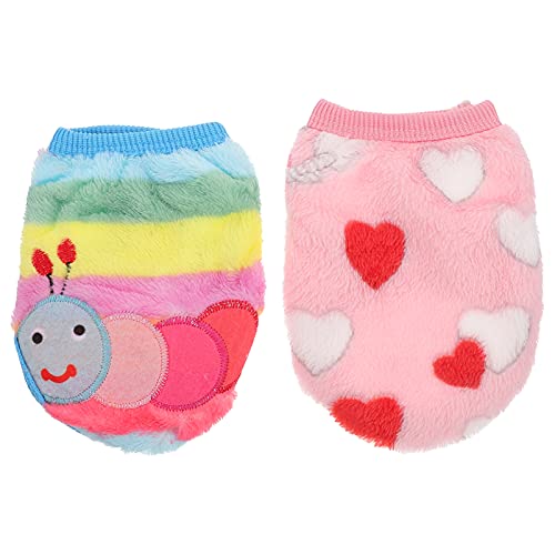 Balacoo 2Pcs Warme Haustier Kaninchen Kleidung Fleece Niedliche Tier Weste T- Shirt Weiche Warme Bunny Bekleidung für Kätzchen Frettchen Chihuahua Welpen Und Tiere Balacoo 2Pcs Warme Haustier Kaninchen Kleidung Fleece Niedliche Tier Weste T- Shirt Weiche Warme Bunny Bekleidung für Kätzchen Frettchen Chihuahua Welpen Und Tiere von balacoo