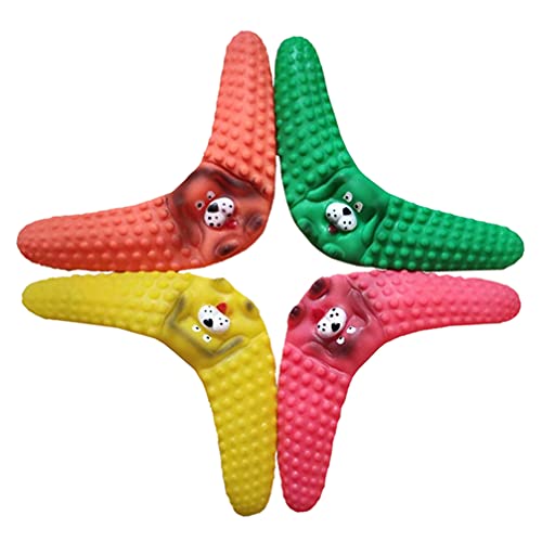 4Pcs Bumerang Hund Spielzeug Flyer Hund Spielzeug Welpen Fliegen Spielzeug Gummi Hund Kauen Molaren Zahn Reinigung Spielzeug 4Pcs Bumerang Hund Spielzeug Flyer Hund Spielzeug Welpen Fliegen Spielzeug Gummi Hund Kauen Molaren Zahn Reinigung Spielzeug von balacoo