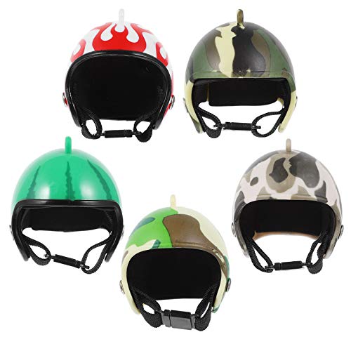 balacoo Huhn Helm 5Pcs Huhn Helme für Hen Hens Helm Vogel Helm Sicherheit Helm Kostüme Zubehör für Huhn Hens Vogel von balacoo