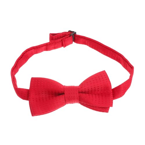 Hundehalsband mit Fliege- Verstellbare Fliege Hundehalsband Rot Gepunktete Haustierfliege für Festivalparty Hundehalsband mit Fliege- Verstellbare Fliege Hundehalsband Rot Gepunktete Haustierfliege für Festivalparty von balacoo