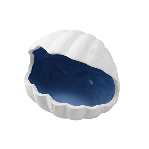 balacoo Keramik Hamster Hideout Shell Form Chinchilla House Sandbad für Kleintiere (blau) von balacoo