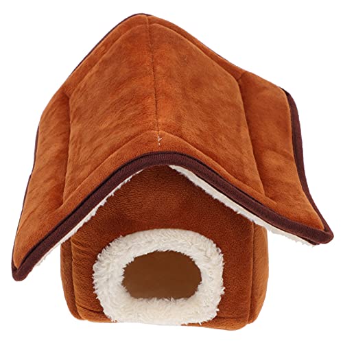 balacoo Winter Hamster Haus Warm Cave Weiche Nest für Guinea Ratte Zwerg Hamster Kleine Tiere Käfig Zubehör von balacoo