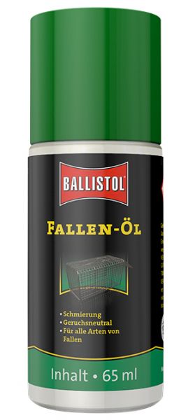 Ballistol® Fallen-Öl, 65ml, geruchlos, Pflegeöl für Tierfallen, Wüh... von Ballistol