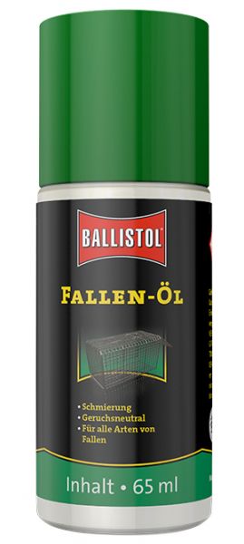 Ballistol Fallen-Öl 65ml, geruchlos, Pflegeöl für Wühlmaussfallen u... von Ballistol