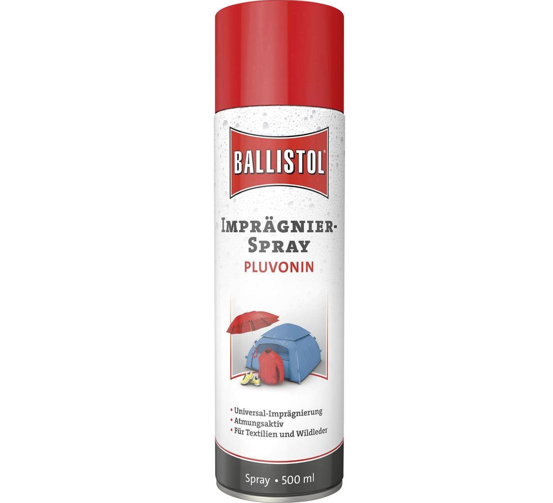 Ballistol-Pluvonin 500 ml Imprägnierspray Wasser- und Schmutzabweisend Ballistol-Pluvonin 500 ml Imprägnierspray Wasser- und Schmutzabweisend von Ballistol