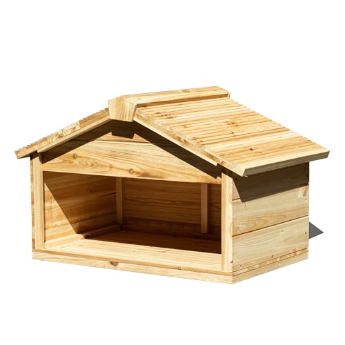 BalterFF Katzenhäuser für Outdoor Katzen Holz Wetterfest Unterschlupf Winter Streukatzenhäuser Futterstation BalterFF Katzenhäuser für Outdoor Katzen Holz Wetterfest Unterschlupf Winter Streukatzenhäuser Futterstation von BalterFF