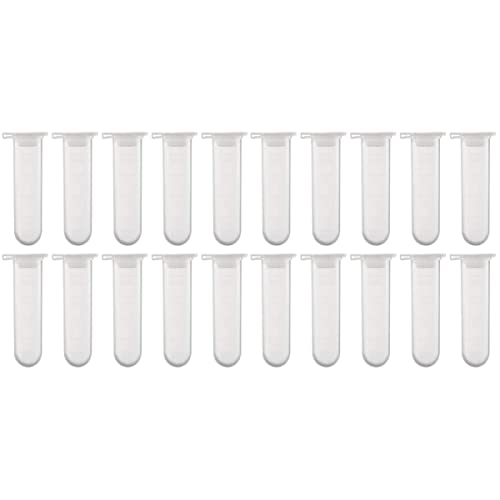 Baluue 2 Sets Zentrifugenröhrchen 5 Ml Reagenzglaswaage Präzisionsmessung Für Wissenschaftliche Laborexperimente Bastelarbeiten 50 Stück * 2 von Baluue