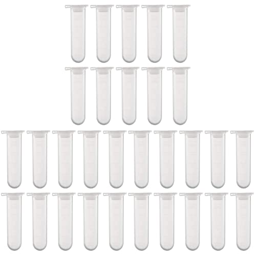 Baluue 3 Sets 5 Ml Zentrifugenröhrchen Für Den Laborgebrauch Nicht Verformbar Auslaufsicher Kunststoff Glatte Innenseite 50 Stück * 3 von Baluue