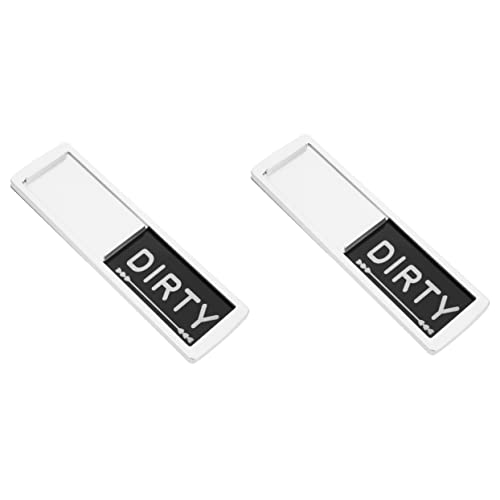 Baluue 2st Magnet-spülmaschinenanzeige Spülmaschine Sauber Schmutzig Magnet-geschirrspüler Magnet Sauber Schmutziger Magnet Anmelden So Sauber Dishwasher Siebdruck Auf Acrylglas Buchstabe von Baluue