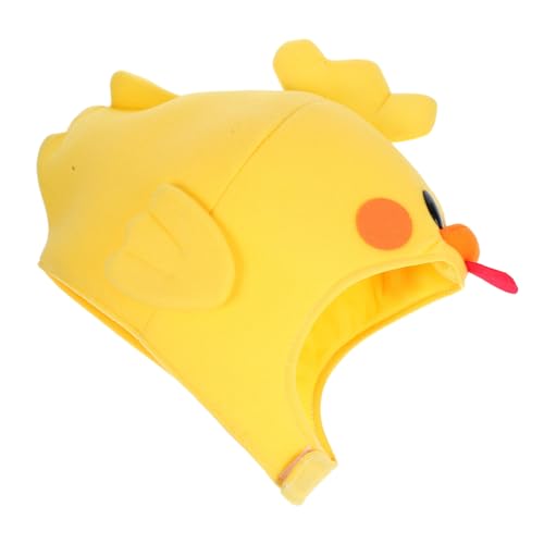 Baluue Kükenhut Kuschelige Mütze Fluffige Mütze Hüte Ostern kostüm Gelber Plüsch Hut lustiger Tierhut Plüsch Partyhut Mädchenparty bevorzugt Hut Ostern-Partyhut PP Baumwolle Yellow von Baluue