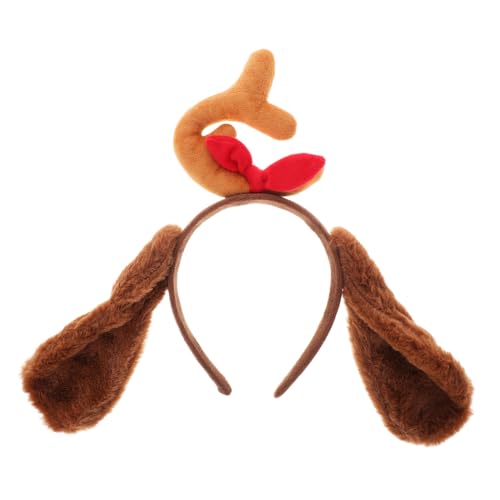 Baluue Plüsch Hund Ohren Stirnband mit Knochenakzent Halloween Tierkostüm Haarreif für Frauen Männer Festliche Rentier Geweih Kopfbedeckung Karneval Party Zubehör Baluue Plüsch Hund Ohren Stirnband mit Knochenakzent Halloween Tierkostüm Haarreif für Frauen Männer Festliche Rentier Geweih Kopfbedeckung Karneval Party Zubehör von Baluue