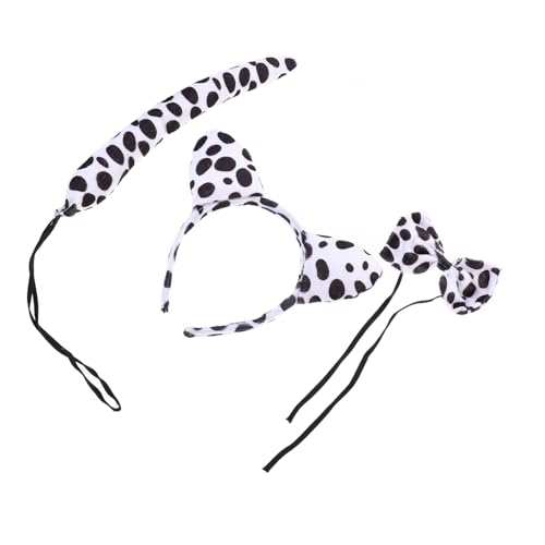 Baluue Tierkostüm gefleckter Hundewelpe mit Schleife und kinderfreundlich leicht langlebig für Karneval Kostümparty Fotoshooting niedliches Tier Accessoire Baluue Tierkostüm gefleckter Hundewelpe mit Schleife und kinderfreundlich leicht langlebig für Karneval Kostümparty Fotoshooting niedliches Tier Accessoire von Baluue