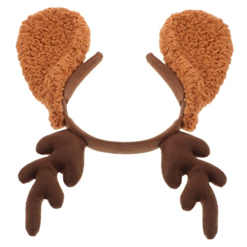 Baluue Weiches Bequemes Hundeohren-Stirnband mit Rentiergeweih Sicheres Rutschfestes Design für Halloween Karneval Party-Accessoire für Erwachsene und Cosplay Baluue Weiches Bequemes Hundeohren-Stirnband mit Rentiergeweih Sicheres Rutschfestes Design für Halloween Karneval Party-Accessoire für Erwachsene und Cosplay von Baluue