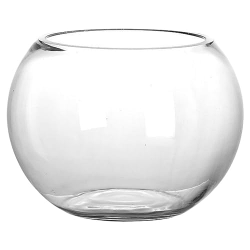 Glasschale für Aquarien, Hydrokulturpflanzen, Terrarium, Zuhause, Fischschale, Büro, einfache Fischschale, runde Fischschale, Fischschalen für Tafelaufsätze, langlebige Schale Glasschale für Aquarien, Hydrokulturpflanzen, Terrarium, Zuhause, Fischschale, Büro, einfache Fischschale, runde Fischschale, Fischschalen für Tafelaufsätze, langlebige Schale von Baluue