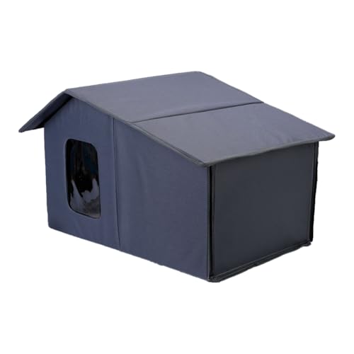 Bamberg Haustierunterschlupf, Faltbar, Warmes Katzenhaus für Katzen im Freien, Katzenbett, Katzen, Hunde, Unterschlupf, Wetterfeste Katzenhöhle, Hält Warm A Bamberg Haustierunterschlupf, Faltbar, Warmes Katzenhaus für Katzen im Freien, Katzenbett, Katzen, Hunde, Unterschlupf, Wetterfeste Katzenhöhle, Hält Warm A von Bamberg