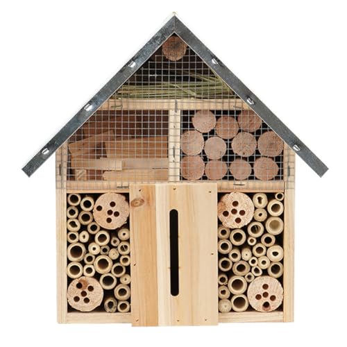 Bamberg Insektenhotel Aus, Insektenhaus Aus Naturholz, für Bienen, Schmetterlinge, Marienkäfer, Gartenunterstand, Gartendeko Bamberg Insektenhotel Aus, Insektenhaus Aus Naturholz, für Bienen, Schmetterlinge, Marienkäfer, Gartenunterstand, Gartendeko von Bamberg
