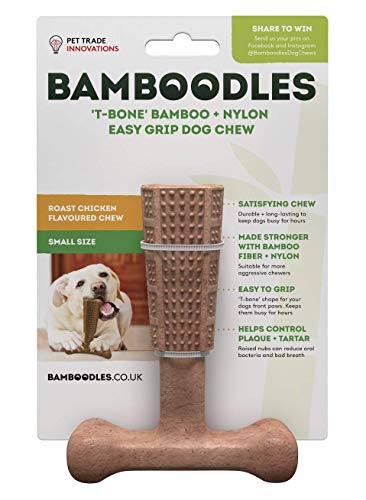 Bamboodles T-Bone Hunde-Kauspielzeug für die aggressivsten Kauer, kleines Huhn Bamboodles T-Bone Hunde-Kauspielzeug für die aggressivsten Kauer, kleines Huhn von Bamboodles