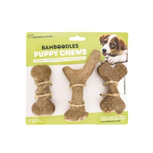 Bamboodles MDC Puppy Huhn für Aggressive kleine Kauer, 3 Stück Bamboodles MDC Puppy Huhn für Aggressive kleine Kauer, 3 Stück von Bamboodles