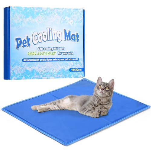 Bamda Kühlmatte Hunde – 40 x 50 cm Kühlmatte für Hund und Katze mit Ungiftiges Gel, Selbstkühlende Kaltgelpad, Kälte Hundematte, Kühl Hundedecke für Kisten, Hundehütten Betten Bamda Kühlmatte Hunde – 40 x 50 cm Kühlmatte für Hund und Katze mit Ungiftiges Gel, Selbstkühlende Kaltgelpad, Kälte Hundematte, Kühl Hundedecke für Kisten, Hundehütten Betten von Bamda