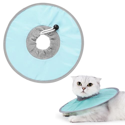 Bamyli Verstellbares Halsband zur Genesung von Katzen, wasserdichtes Elisabethanisches Halsband für Kätzchen und Welpen nach Operationen, Erholungshalsband für Katzen, um das Lecken von Wunden zu Bamyli Verstellbares Halsband zur Genesung von Katzen, wasserdichtes Elisabethanisches Halsband für Kätzchen und Welpen nach Operationen, Erholungshalsband für Katzen, um das Lecken von Wunden zu von Bamyli