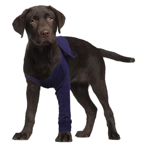 1 x Hundebein-Wundschutz, verschiedene Größen und einfach anzubringen, bequeme und langlebige Protektoren für Vorderbeinverletzungen, erholt Verstauchungen und vermeidet Wundinfektionen 1 x Hundebein-Wundschutz, verschiedene Größen und einfach anzubringen, bequeme und langlebige Protektoren für Vorderbeinverletzungen, erholt Verstauchungen und vermeidet Wundinfektionen von Bansusu