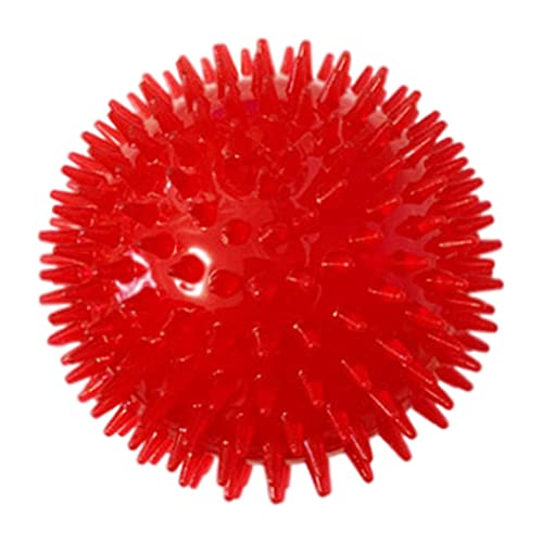 Banziaju Hundeball Quietschend Hundeball Haustier Kaut Spikey Spielzeug ungiftige Welpen-Zahnreinigung Spielzeugkugeln Rot 6 cm quietschende Hund Spielzeug Banziaju Hundeball Quietschend Hundeball Haustier Kaut Spikey Spielzeug ungiftige Welpen-Zahnreinigung Spielzeugkugeln Rot 6 cm quietschende Hund Spielzeug von Banziaju
