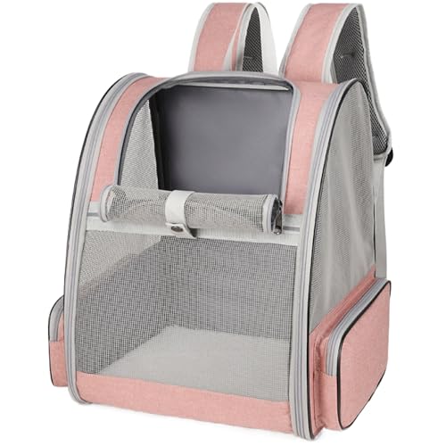 Cat -Rucksackträger geräumiger beatmter Mesh Catträger mit abnehmbarer Matte bequemer Katzen -Rucksack mit einstellbaren sicheren Gurten für Haustiere unter 16 Jahren, Cat -Rucksackträger, Katzentr Cat -Rucksackträger geräumiger beatmter Mesh Catträger mit abnehmbarer Matte bequemer Katzen -Rucksack mit einstellbaren sicheren Gurten für Haustiere unter 16 Jahren, Cat -Rucksackträger, Katzentr von Banziaju