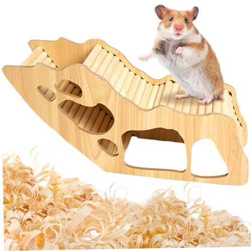 Banziaju Hamster -Versteck, Holzhamster -Tunnel mit Kletterleiter, lustige Hamster -Häute, tragbares Hamster -Käfigzubehör, Hamster -Versteck, Hamster -Häute Banziaju Hamster -Versteck, Holzhamster -Tunnel mit Kletterleiter, lustige Hamster -Häute, tragbares Hamster -Käfigzubehör, Hamster -Versteck, Hamster -Häute von Banziaju