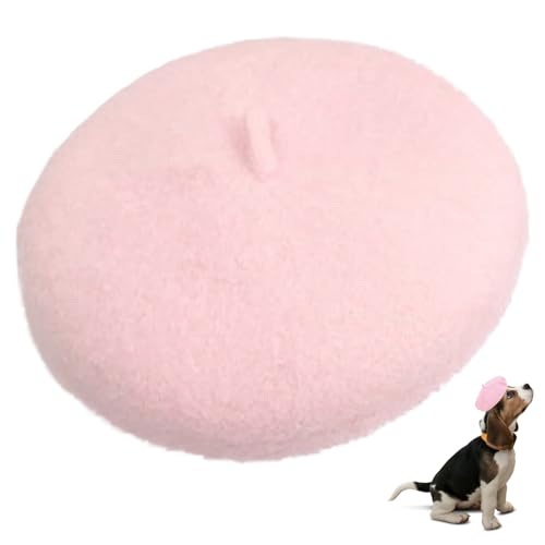 Katzen Beret, Hunde Beret, verstellbare Wolle Katze Baskenmütze, weicher atmungsaktiver Winterhut für tägliche Verschleiß, Foto -Requisiten, Hochzeiten, Hunde Baskenmütze, Baskenmütze für Katze (Pi Katzen Beret, Hunde Beret, verstellbare Wolle Katze Baskenmütze, weicher atmungsaktiver Winterhut für tägliche Verschleiß, Foto -Requisiten, Hochzeiten, Hunde Baskenmütze, Baskenmütze für Katze (Pi von Banziaju