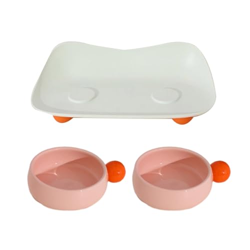 BaoFufc 2-in-1 Haustiergeschirr Hunde Wasser Futternapf Kein Verschütten Futter Wasserspender Set Katze Slow Eating Bowl Supplies Pet Bowls für kleine Hunde BaoFufc 2-in-1 Haustiergeschirr Hunde Wasser Futternapf Kein Verschütten Futter Wasserspender Set Katze Slow Eating Bowl Supplies Pet Bowls für kleine Hunde von BaoFufc