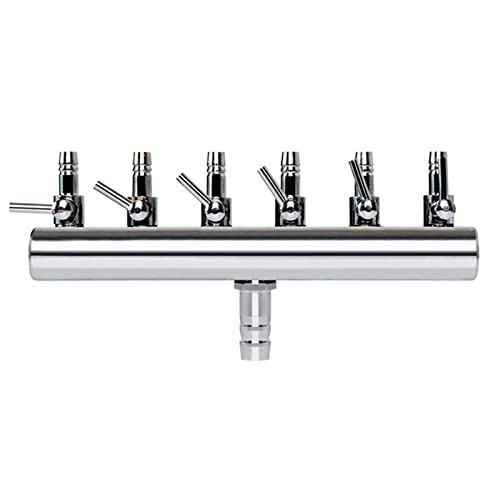 BaoFufc Aquarium Splitter Fisch für Tank Luftkontrolle für Edelstahl Aquarium Fische für Tank Splitter Hebel Con Aquarium Splitter Steuerregler Steuerhebel von BaoFufc