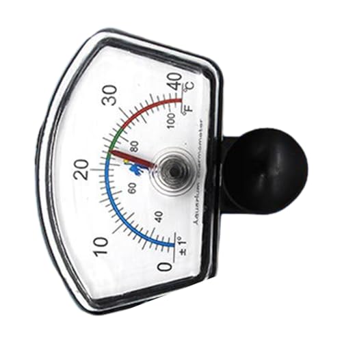 BaoFufc Aquarium-Thermometer mit Flüssigkeitsanzeige in Glas, schwimmendes Haushaltsthermometer für Glasbehälter, Flüssigthermometer im Glas von BaoFufc