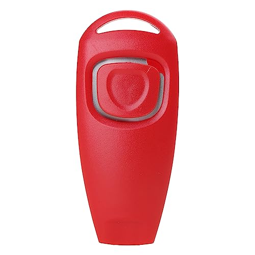 BaoFufc Clicker Training für Hunde Haustiertraining Clicker mit Schlüsselanhänger Hundeklicker Einfach zu bedienen für Verhaltenstraining Haustiertraining Clicker und Hundeklicker Combo, Rot von BaoFufc